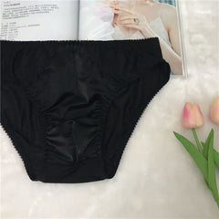 Sexy Silky Satin Men's Panties with Pouch - Cissify
