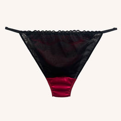 Silk Low Rise Panelled Bikini Panties - Cissify